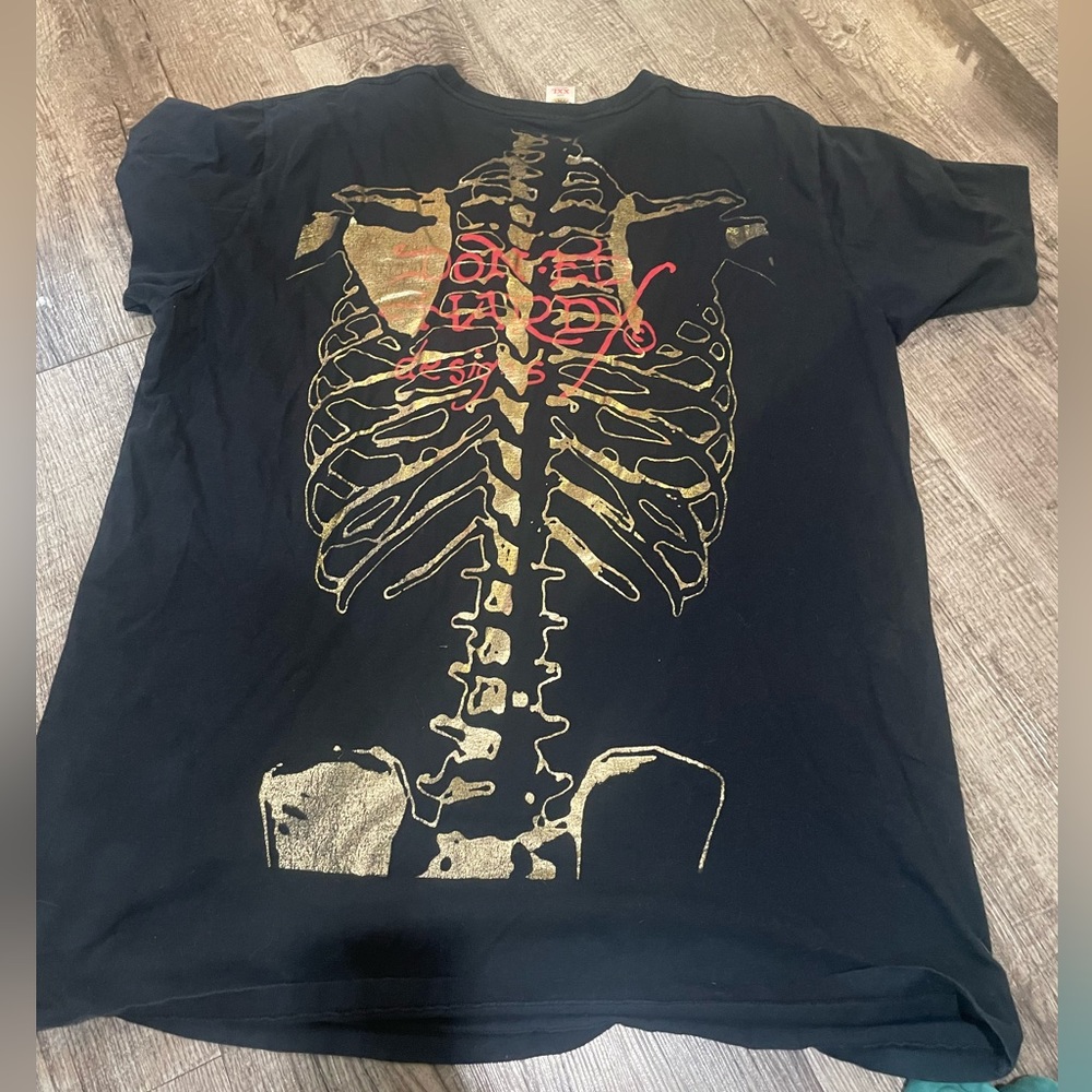 Cool black skeleton shirt